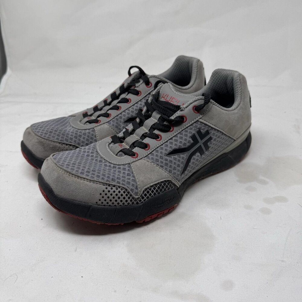 Kuru Quantum 2.0 Mens Size 10 Gray White Athletic Running Walking Shoes Sneakers